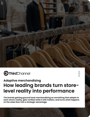 Adaptive Merchandising Guide from ThirdChannel: How leading brands turn store-level reality into performance.